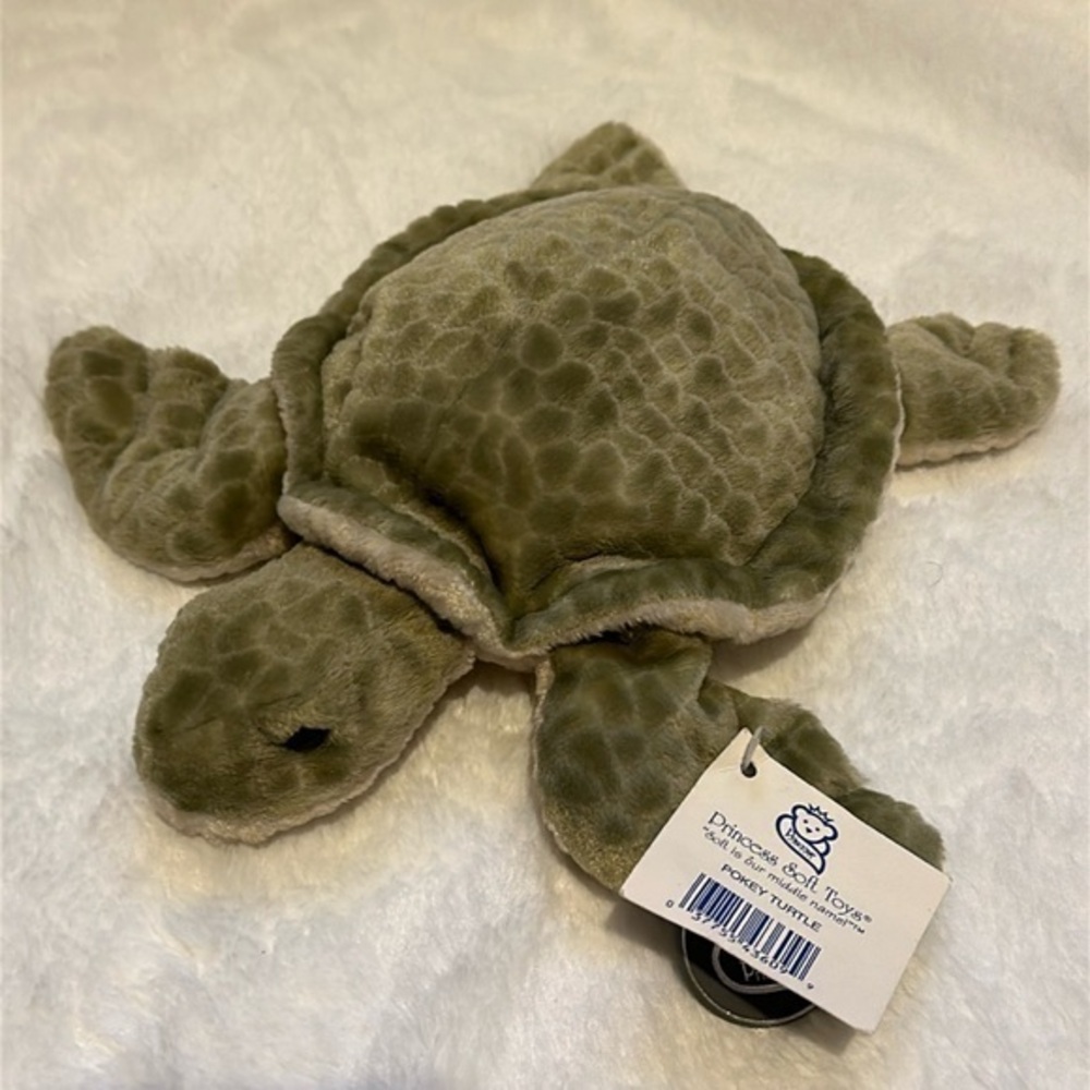 Sea Turtle “Pokey Turtle” Princess Soft Toys Stuffed Plush Vintage 1999